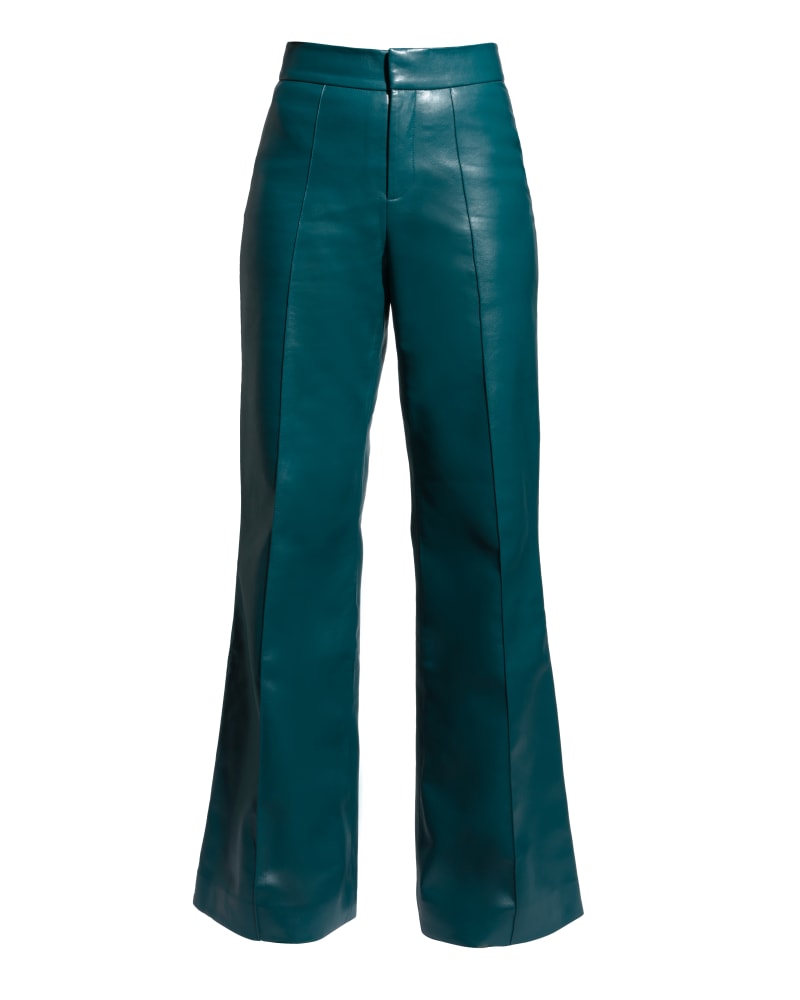 Front of a size 18 Tell Me Lies Recycled Leather Trousers in Fuel by AS by DF. | dia_product_style_image_id:316604